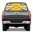 thumbnail image 1 of Sun Smile Rear Window Decals for Trucks- Pickup Car Window Stickers Decal- Truck Back Window Tint Decal Graphic Perforated Vinyl Truck Stickers 66" X 22", 1 of 2