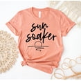 thumbnail image 1 of Sun Soaker T-shirt Summer Shirt Vacation Tee Wanderlust Gift Beach Life Friends Trip Top Family Vacay Mode, 1 of 3