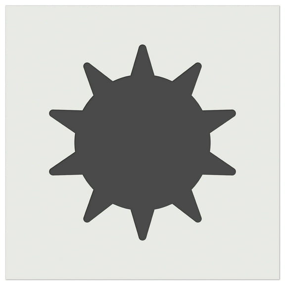 Sun Solid DIY Cookie Wall Craft Stencil - 3.5 Inch