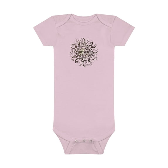 Sun Spiral Design Infant Bodysuit - Choose from Three Beautiful Shades