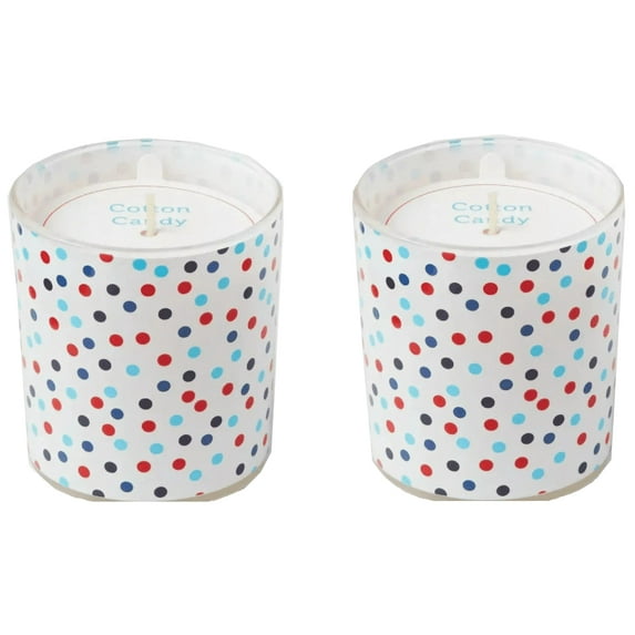 Sun Squad Cotton Candy Scented Candle 5.5oz, 2 pack
