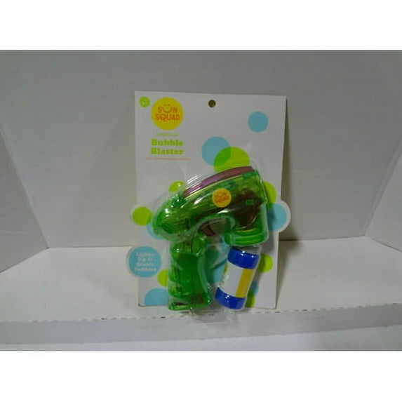 Sun Squad Light-Up Bubble Blaster Green