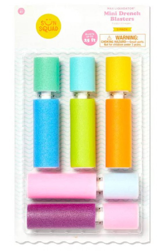 Max Liquidator Mini Drench Blasters Water Blaster 5-Pack