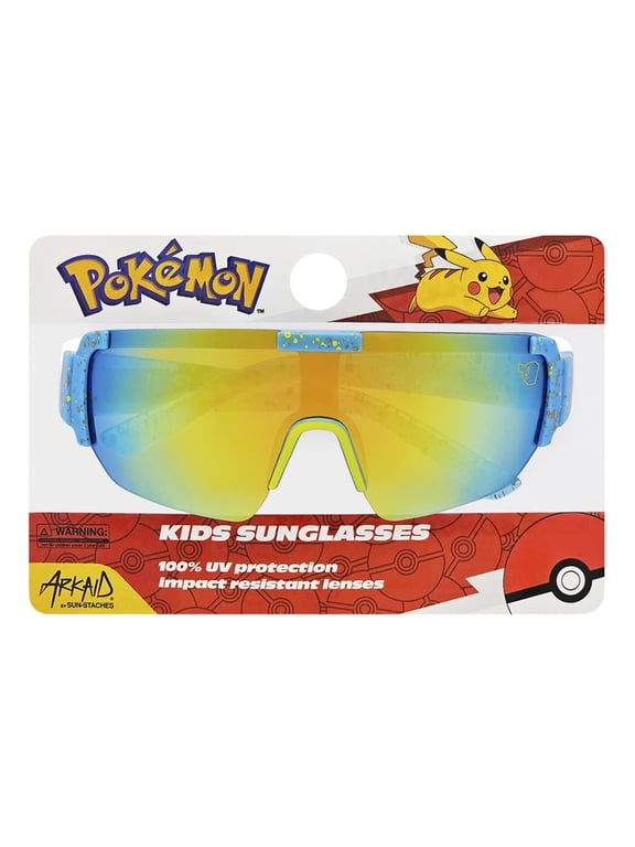Pokemon Blue Wrap Sunglasses with UV Protection