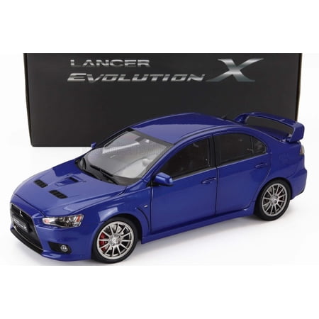 Sun-Star 2007 Mitsubishi Lancer Evolution X FQ400 Blue Metallic 1:18