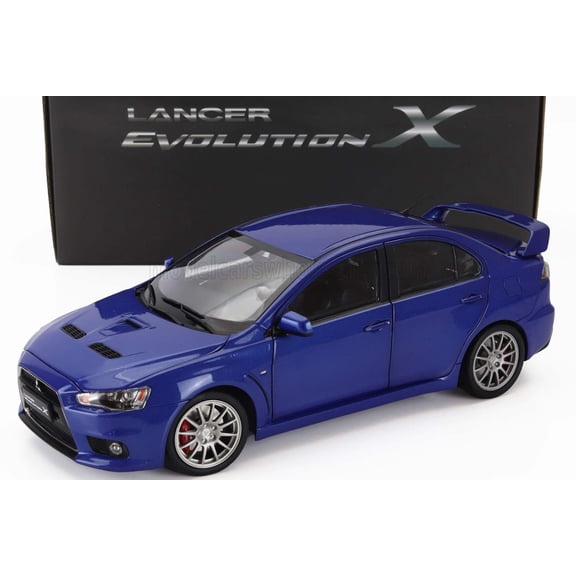 Sun-Star 2007 Mitsubishi Lancer Evolution X FQ400 Blue Metallic 1:18