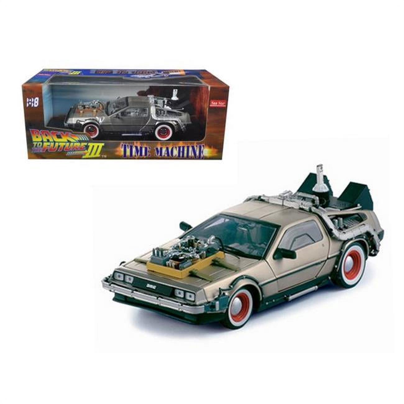 1:18 SUNSTAR De Lorean Time Machine Back To The Future 3