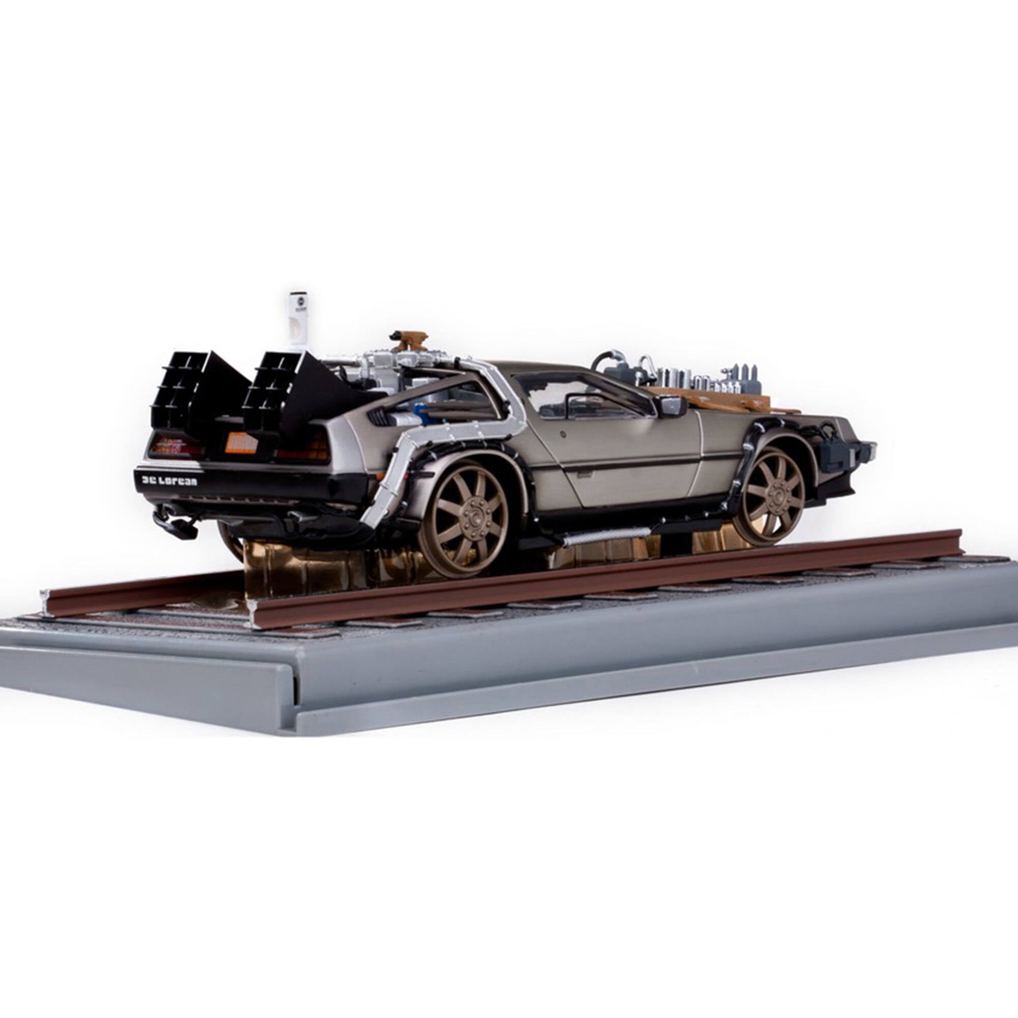 DMC DeLorean 1/18 Diecast Model Car, Back to the Future Part III