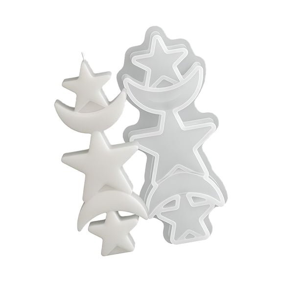 Sun Star Silicone Mold Easy Demolding for Resin Casting Crafting Soap Cement Ornament