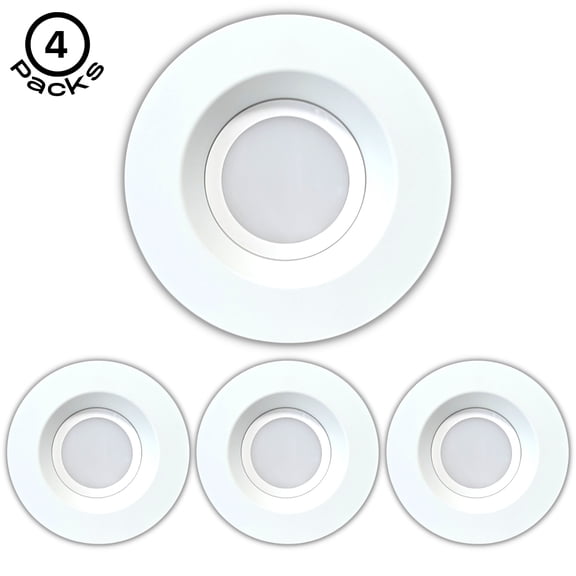 Sun & Stars Dimmable 6" Recessed LED Downlight, 11 Watts Equivalent 75 Watt 4000K Daylight White