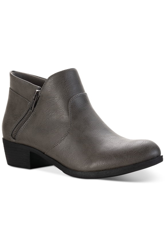 Sun Stone Abby Double Zip Booties Grey 12M