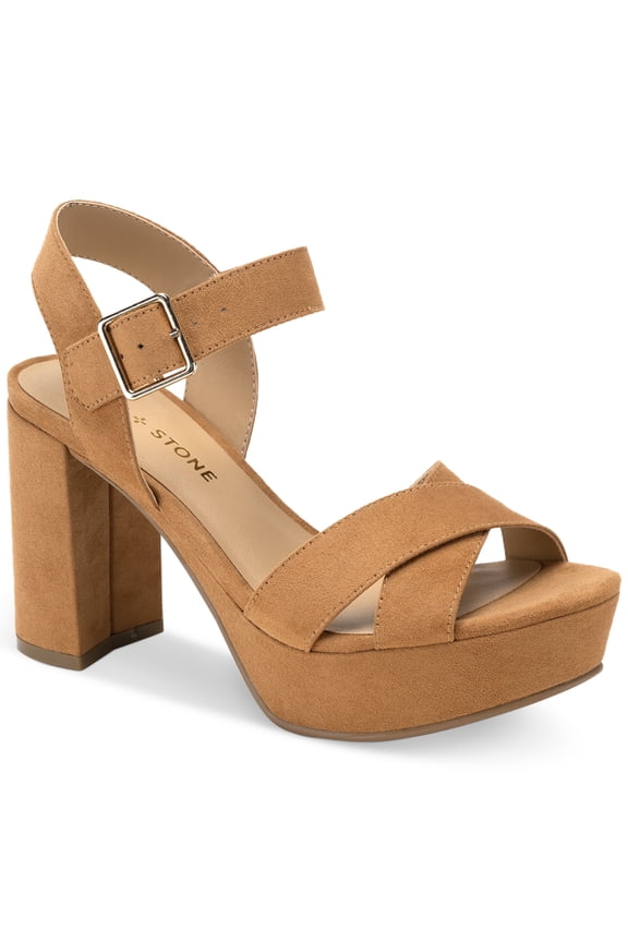 Sun Stone Dehmii Platform heels Tan Micro 9.5M