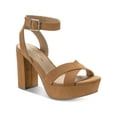 thumbnail image 1 of Sun + Stone Womens LILLAHF Faux Suede Ankle Strap Block Heel, 1 of 3