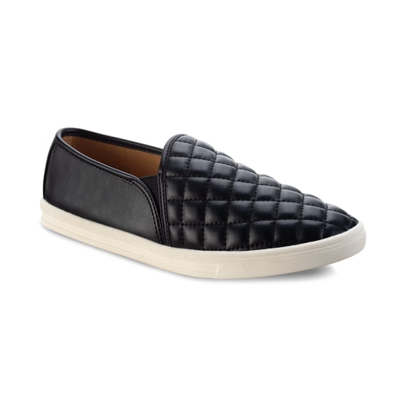 Sun Stone Mariam Quilted Slip-On Sneaker Black 5M