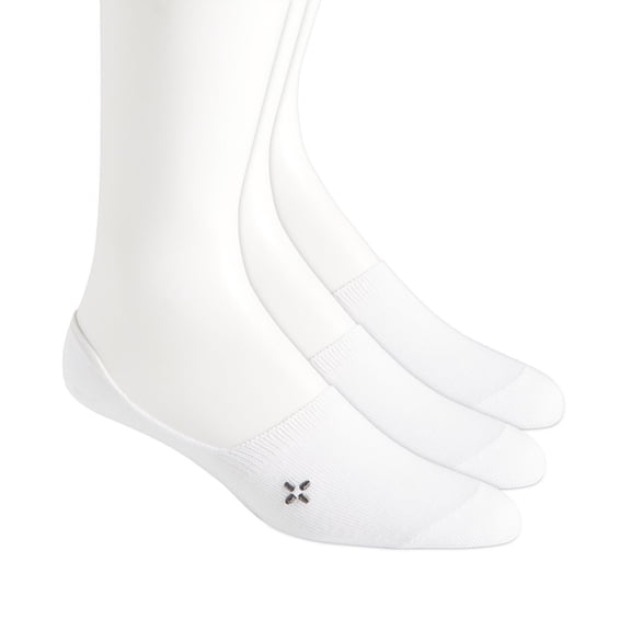 Sun   Stone Men's 3 Pack Sun   Stone No-Show Socks Shoe Sizes 7-12 B4HP (White)