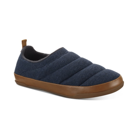 Sun + Stone Men's Derek Quilted Slipper - Denim Blue