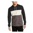 thumbnail image 1 of Sun + Stone Mens Black Long Sleeve Draw String Pullover Sweater M, 1 of 4
