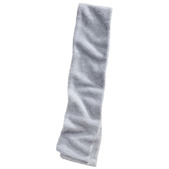Sun + Stone Men's Solid Fleece Scarf Grey Size Regular