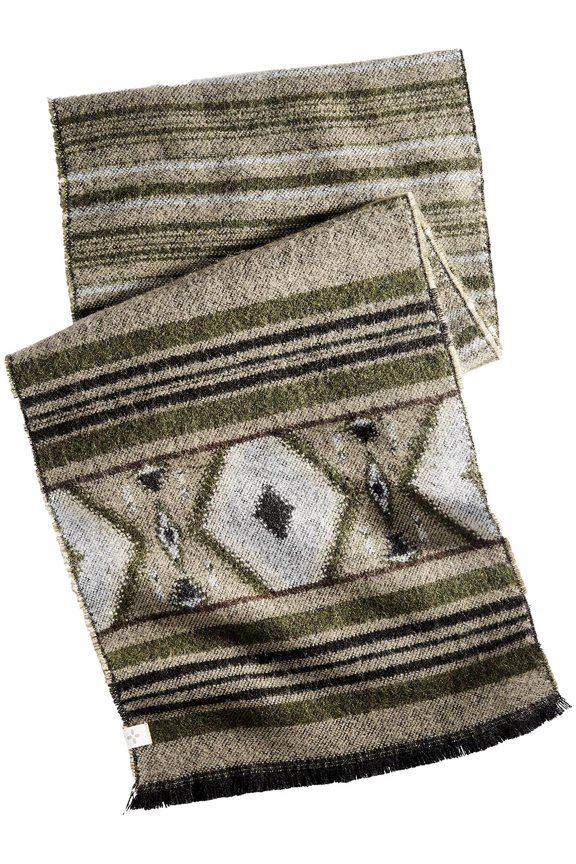 Mens Woven Patterned Scarf
