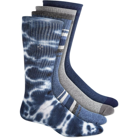 Sun + Stone Mens 4 Pack Eco-Friendly Crew Socks