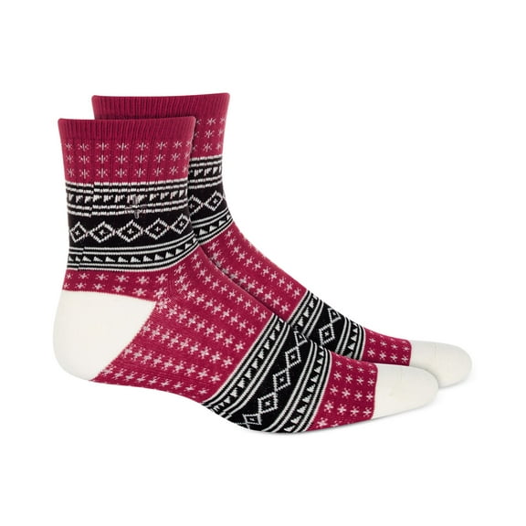 Sun   Stone Mens Aztec Print Holiday Quarter Socks
