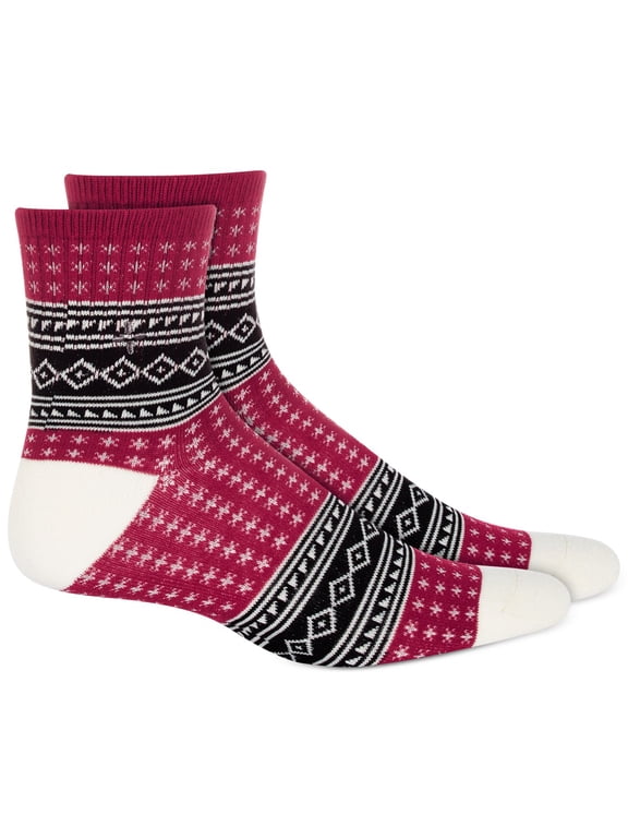 Mens Aztec Print Holiday Quarter Socks