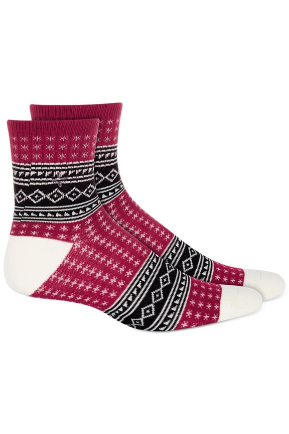 Mens Aztec Print Holiday Quarter Socks