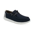 thumbnail image 1 of Sun Stone Mens Brian Sneaker Navy grey Canvas 7M, 1 of 1