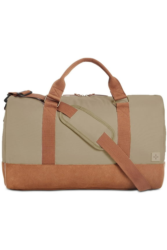 Men's Canvas Convertible Duffle Bag Beige Size Regular