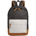 thumbnail image 1 of Sun + Stone Men's Riley Canvas Colorblocked Backpack Black Size Regular, 1 of 3