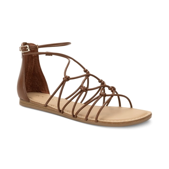 Sun Stone Okenaa Gladiator Sandals Brandy Smooth 9.5M
