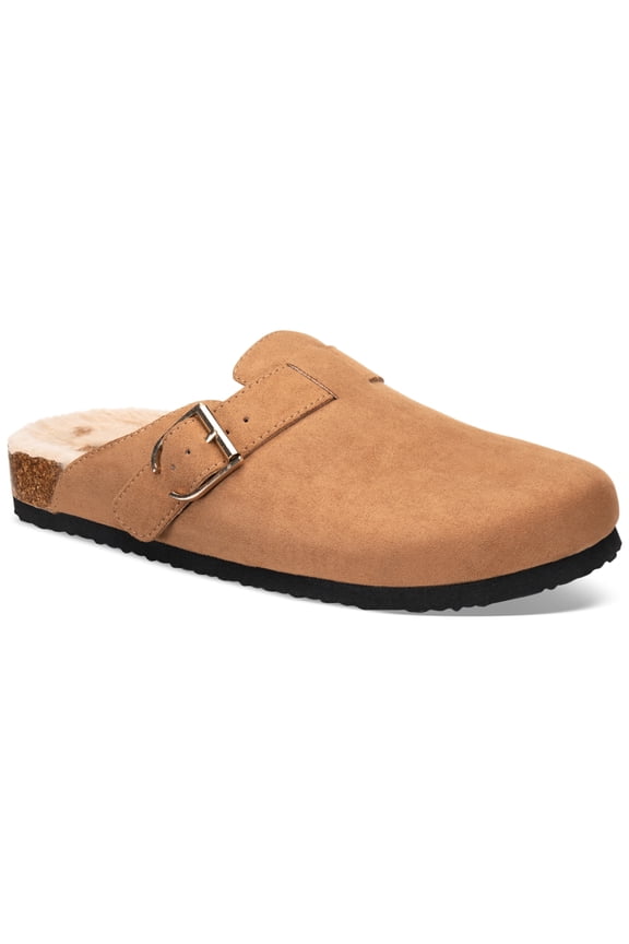 Sun Stone Perlaa Cozy Slip-On Mule Clogs Chestnut 5.5M
