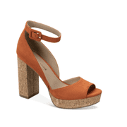Sun + Stone Reemaa Block-Heel Platform Sandals, Created for Macys - Papaya Micro