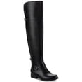 thumbnail image 1 of Sun + Stone Women's Anyaa Wide-Calf Buckled Over-the-Knee Boots, 1 of 2