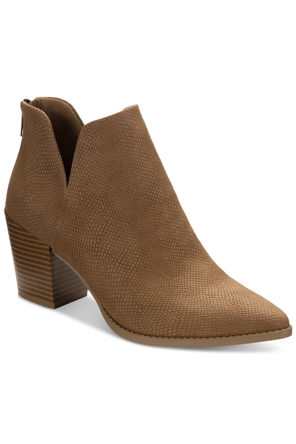 Women's Elizaa Notched Pointed Toe Dress Booties