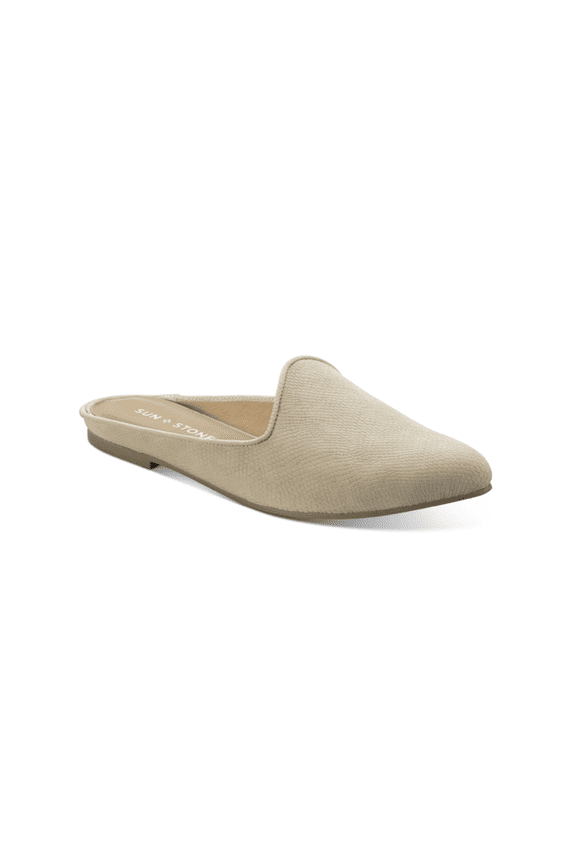 Women's Ninna Slip on Mules, Created for Macy's - Ivory Snake