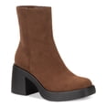 thumbnail image 1 of Sun + Stone Women's Tiannaa Platform Boots, Russet Micro, 5, 1 of 1