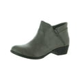 thumbnail image 1 of Sun + Stone Womens Abby Faux Suede Block Heel Ankle Boots, 1 of 3