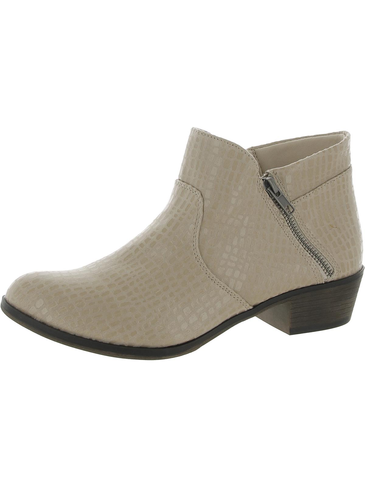 faux suede block heel boots