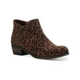 thumbnail image 1 of Sun + Stone Womens Abby Faux Suede Block Heel Ankle Boots, 1 of 3