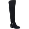 thumbnail image 1 of Sun + Stone Womens AnyaaWC Faux Leather Tall Over-The-Knee Boots, 1 of 1