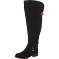 thumbnail image 1 of Sun + Stone Womens AnyaaWC Faux Leather Wide Calf Over-The-Knee Boots, 1 of 8