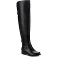thumbnail image 1 of Sun + Stone Womens AnyaaWC Faux Leather Tall Over-The-Knee Boots, 1 of 3