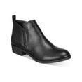 thumbnail image 1 of Sun + Stone Womens Cadee Faux Leather Zipper Ankle Boots, 1 of 3