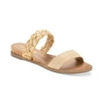 thumbnail image 1 of Sun + Stone Womens Easten Slide Sandals, Beige, 11W, 1 of 1