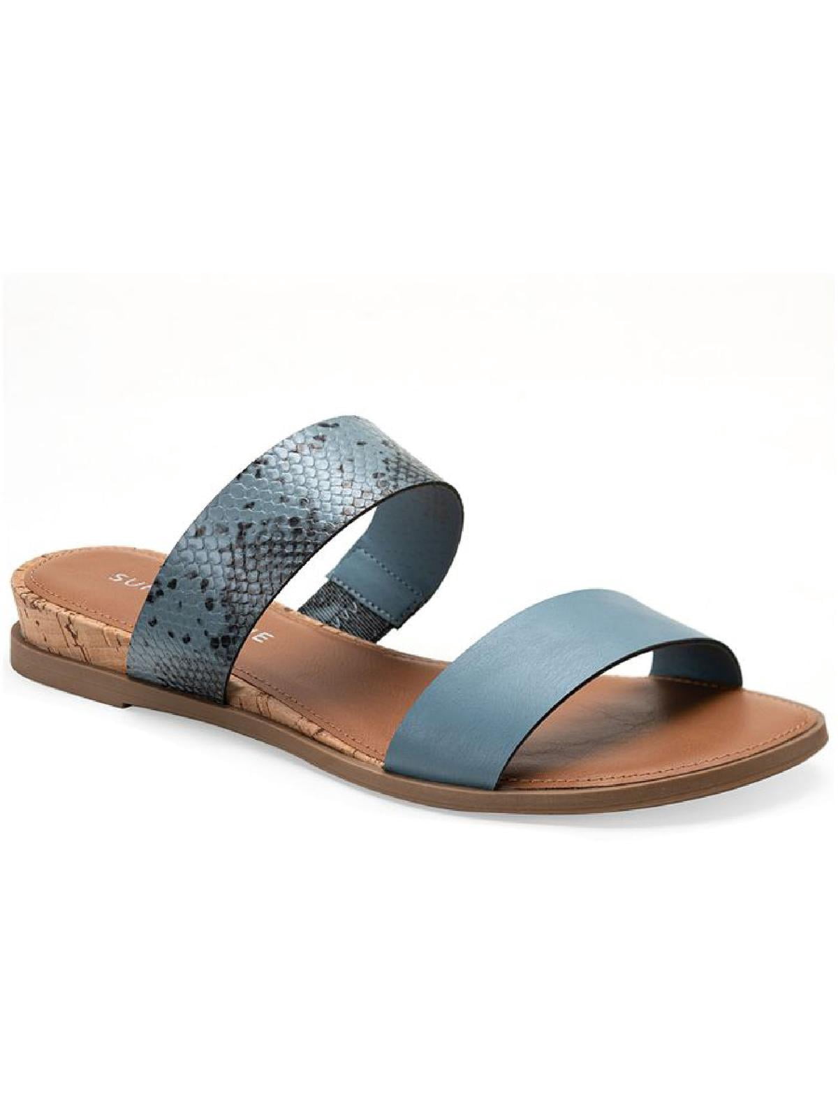 Stylish Snake Print Flat Slide Sandals for Women main image 1
