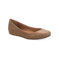 thumbnail image 1 of Sun + Stone Womens Eliana Faux Leather Slip On Ballet Flats, 1 of 3
