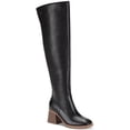 thumbnail image 1 of Sun + Stone Womens Faux Leather Tall Over-The-Knee Boots, 1 of 1