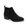 thumbnail image 1 of Sun + Stone Womens Cadee Faux Leather Zipper Ankle Boots, 1 of 3