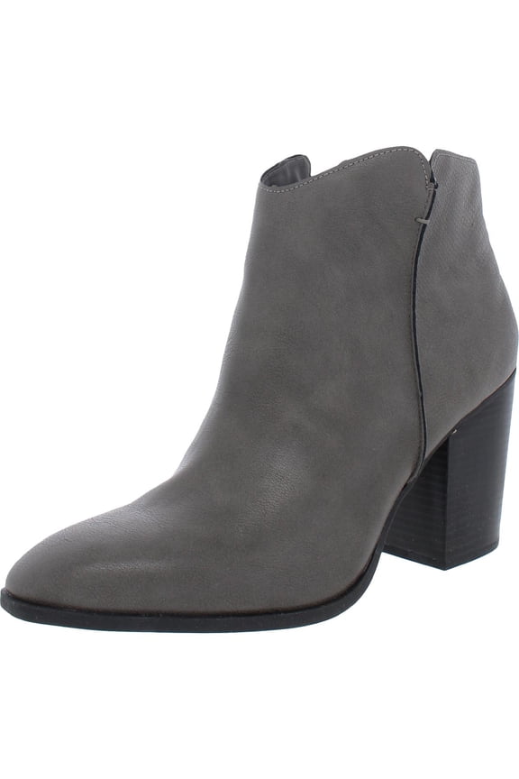 Womens Graceyy  Faux Leather Ankle Ankle Boots